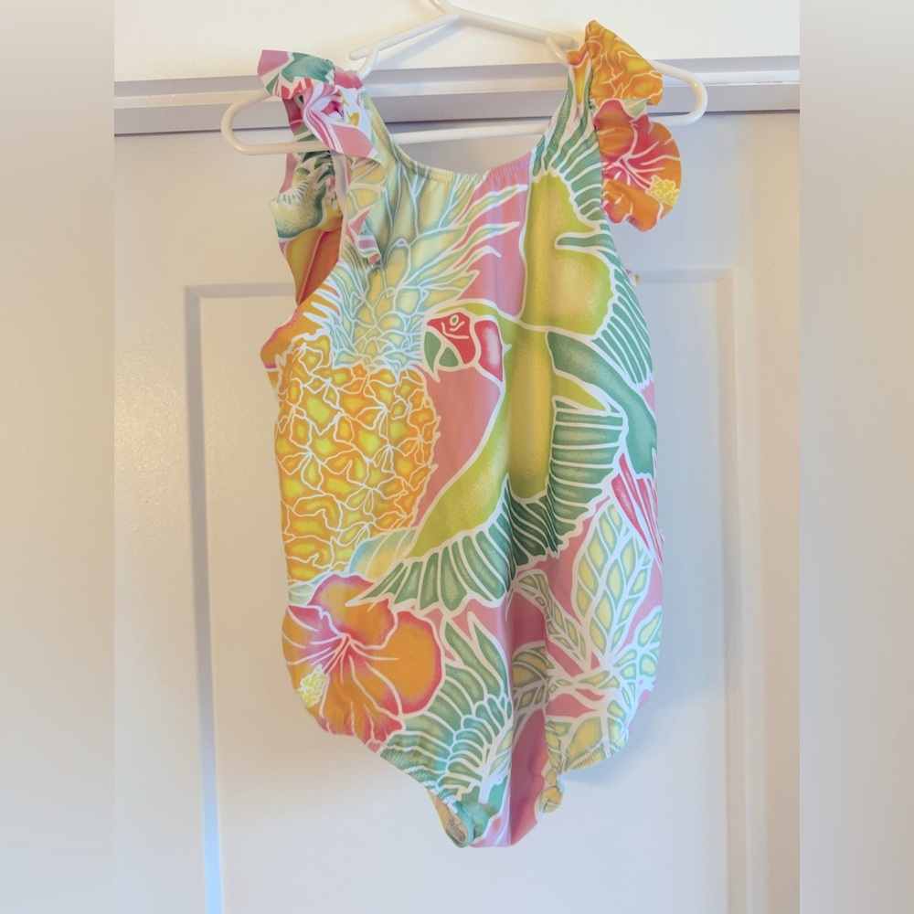 Adorable Kenny Flowers Girls Tropical Swimsuit